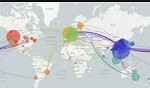 Mapa global de Nextstrain