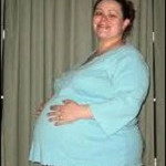embarazada obesa